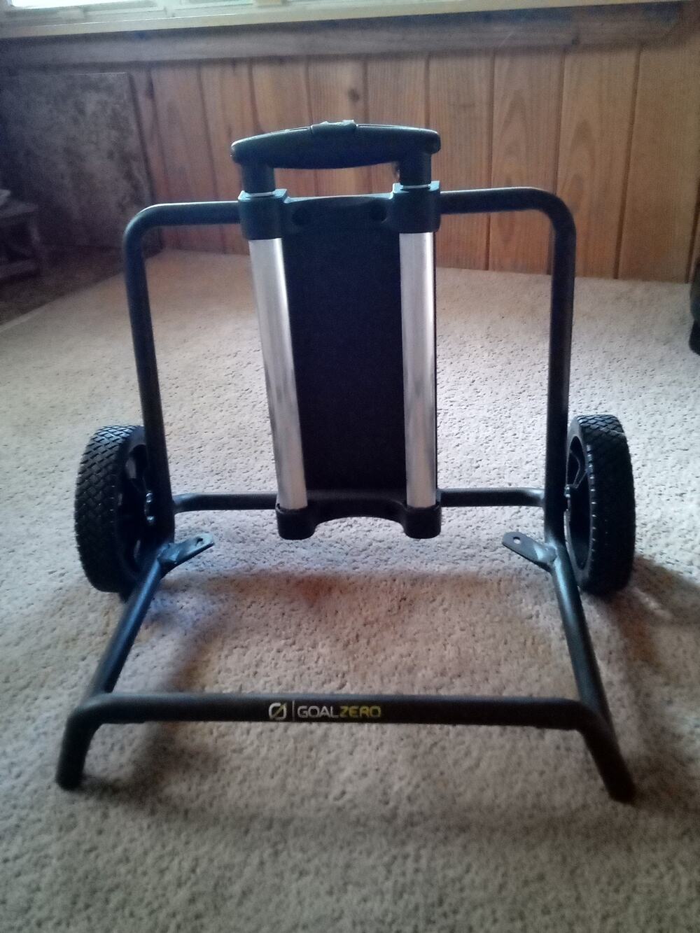 Goal Zero Portable Rolling Cart With Telescoping Handle
